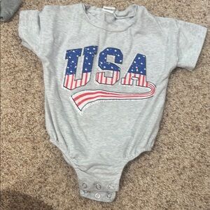 Gray USA Kids One Piece